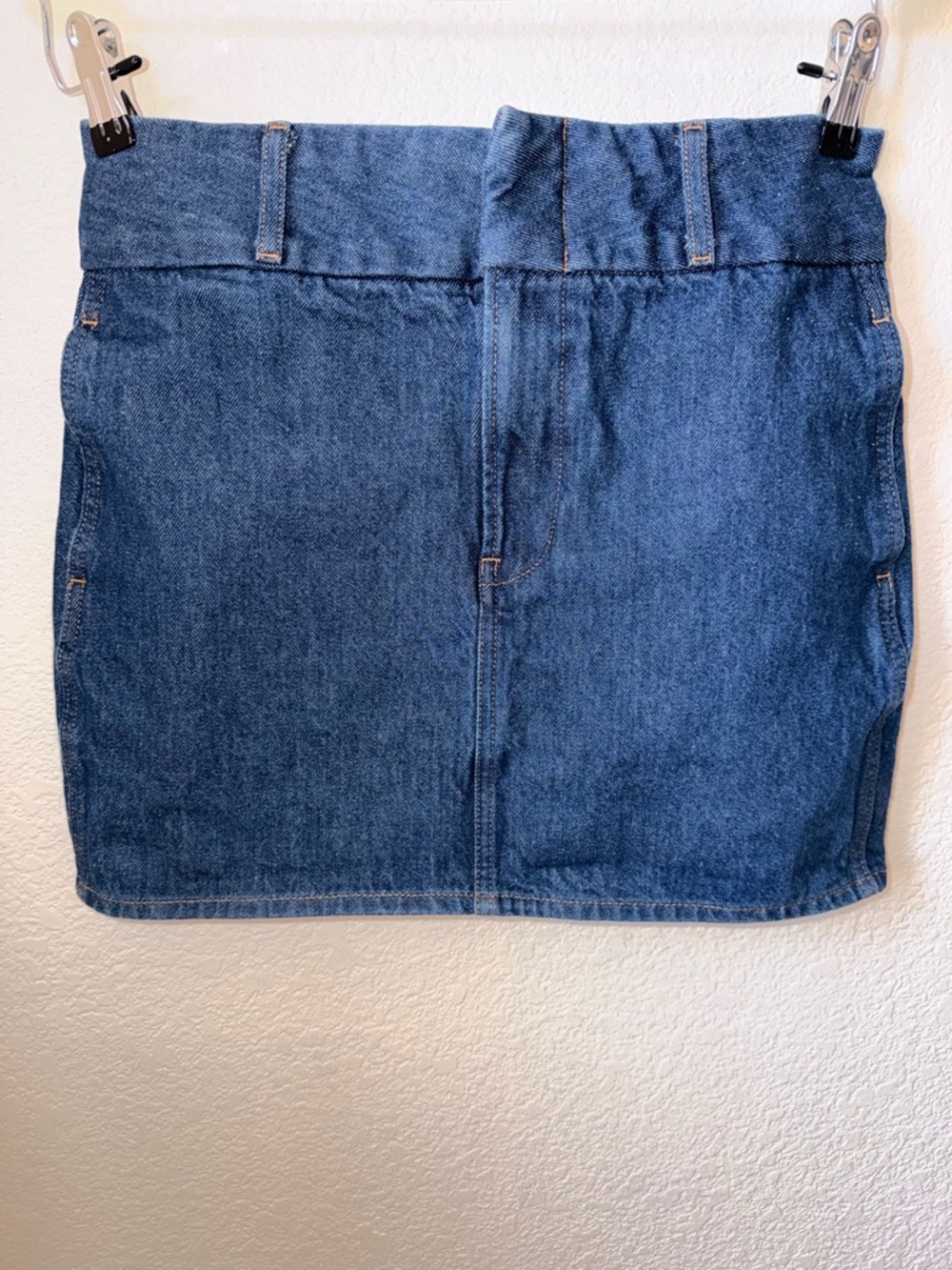 Express Dark Blue Denim Skirt